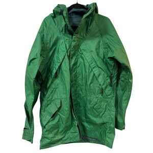 Early Winters vintage Gore-Tex hooded shell jacket green mens LARGE Gorpcore